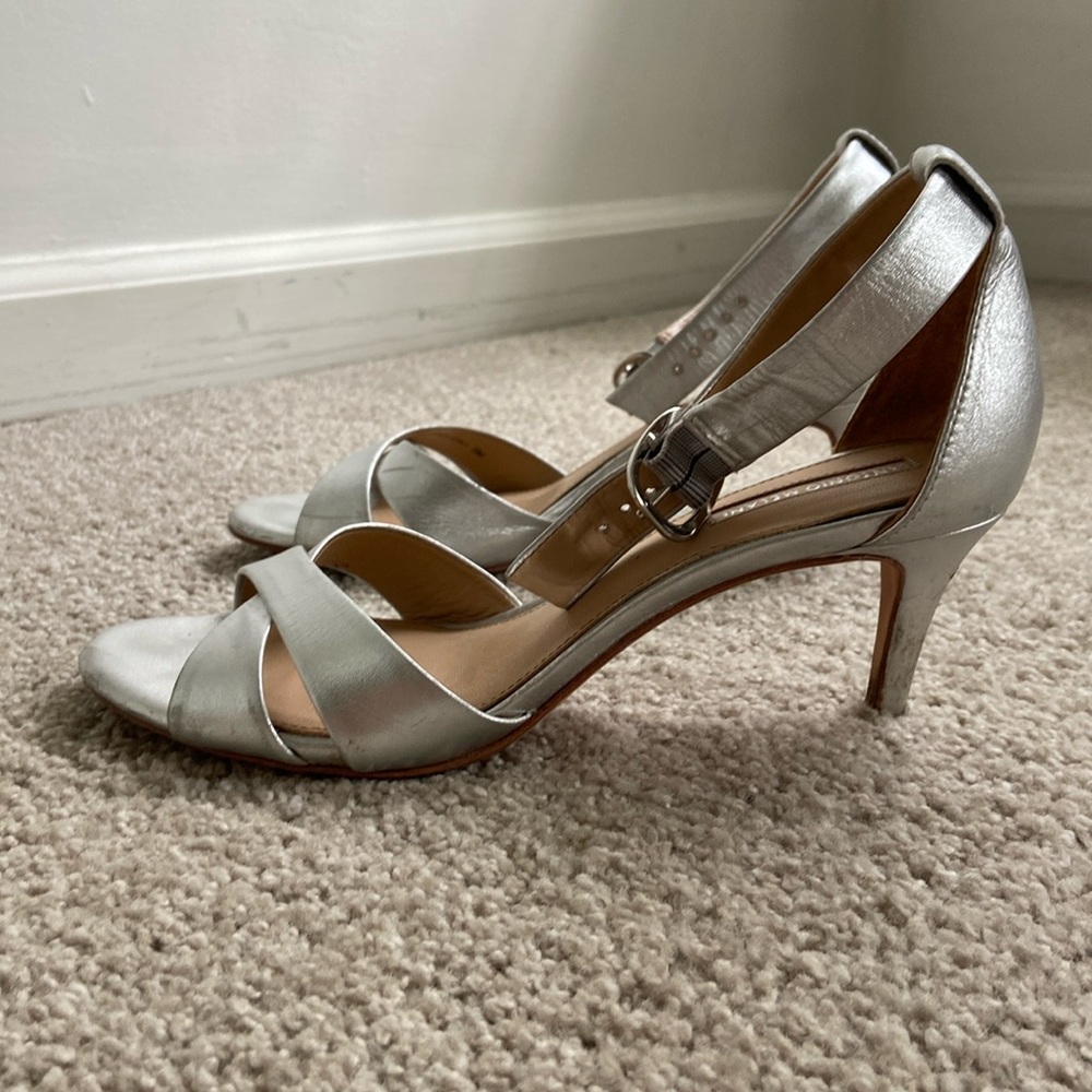 Women’s Silver Antonio Melani Heels